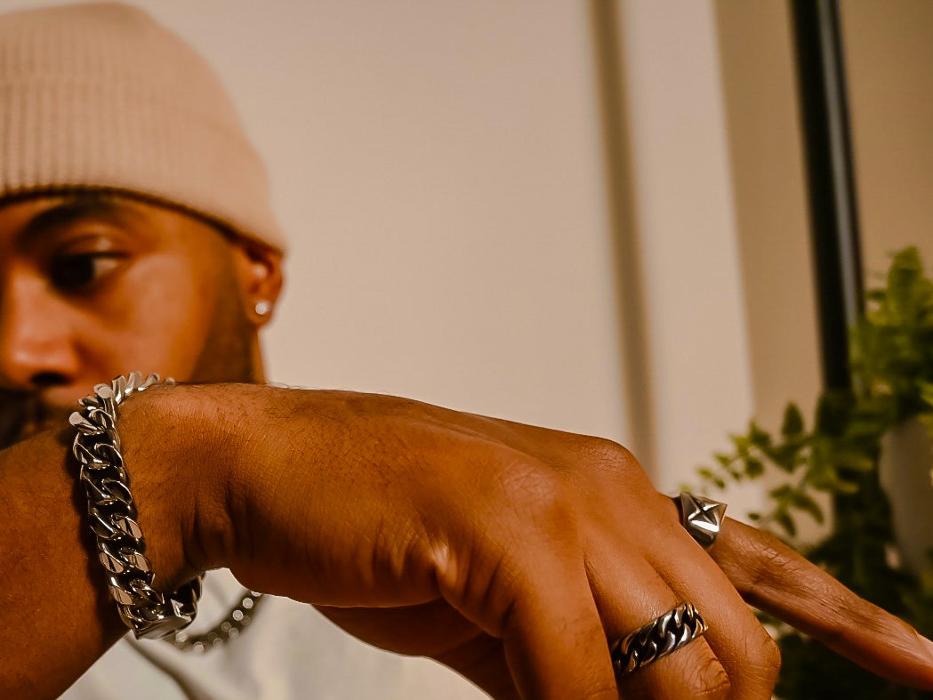 Cuban Link Bracelet (Silver) - 12mm