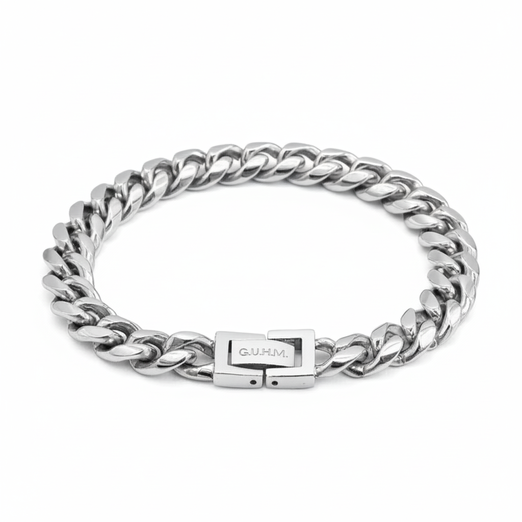 Cuban Link Bracelet (Silver) - 10mm