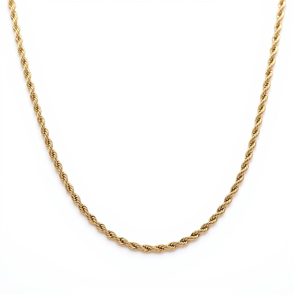 Rope Chain (Gold) - 3mm