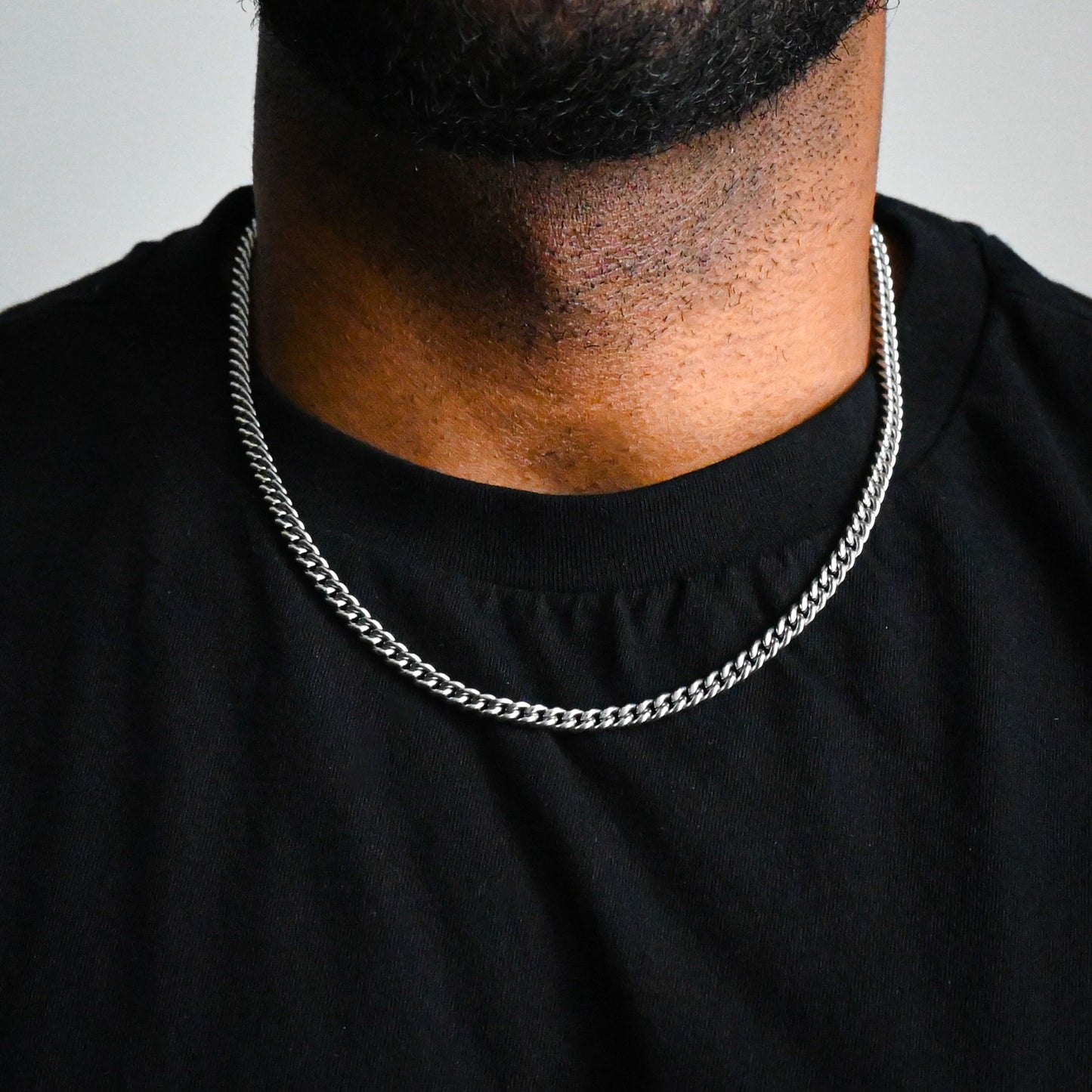 Cuban Link Chain (Silver) - 5mm