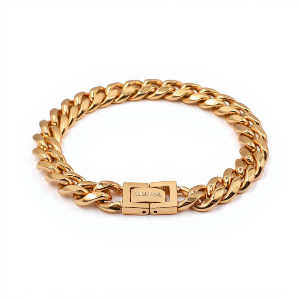 Cuban Link Bracelet (Gold) - 10mm