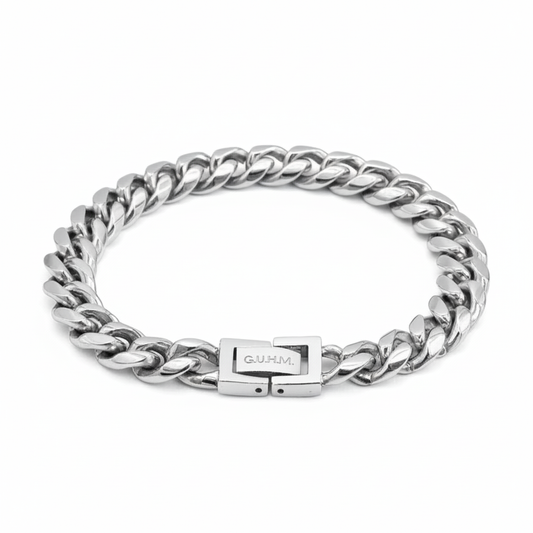 Cuban Link Bracelet (Silver) - 10mm