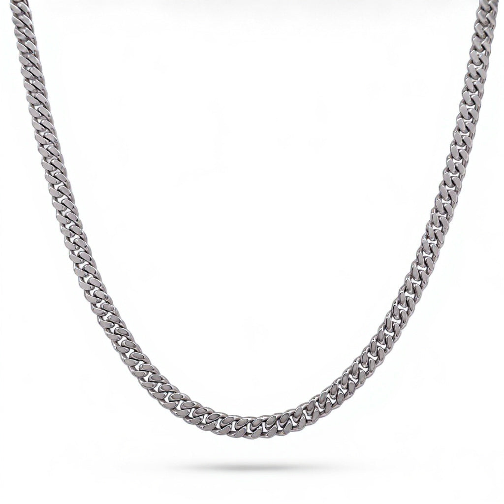 Cuban Link Chain (Silver) - 5mm