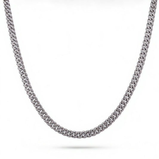 Cuban Link Chain (Silver) - 5mm