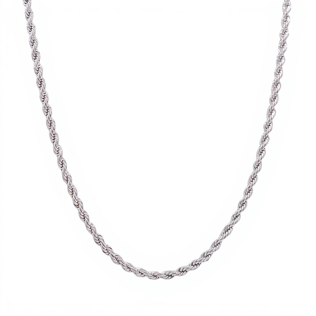Rope Chain (Silver) - 4mm