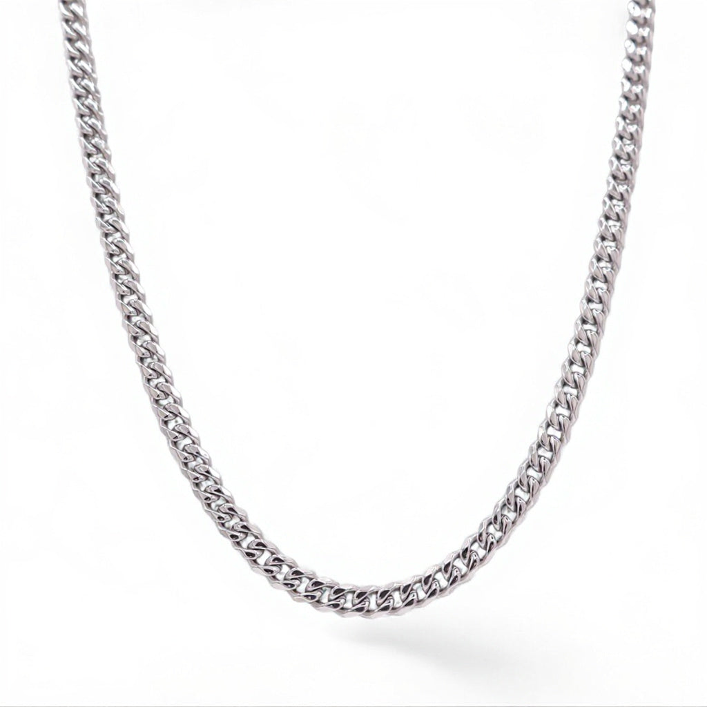 Cuban Link Chain (Silver) -  6mm