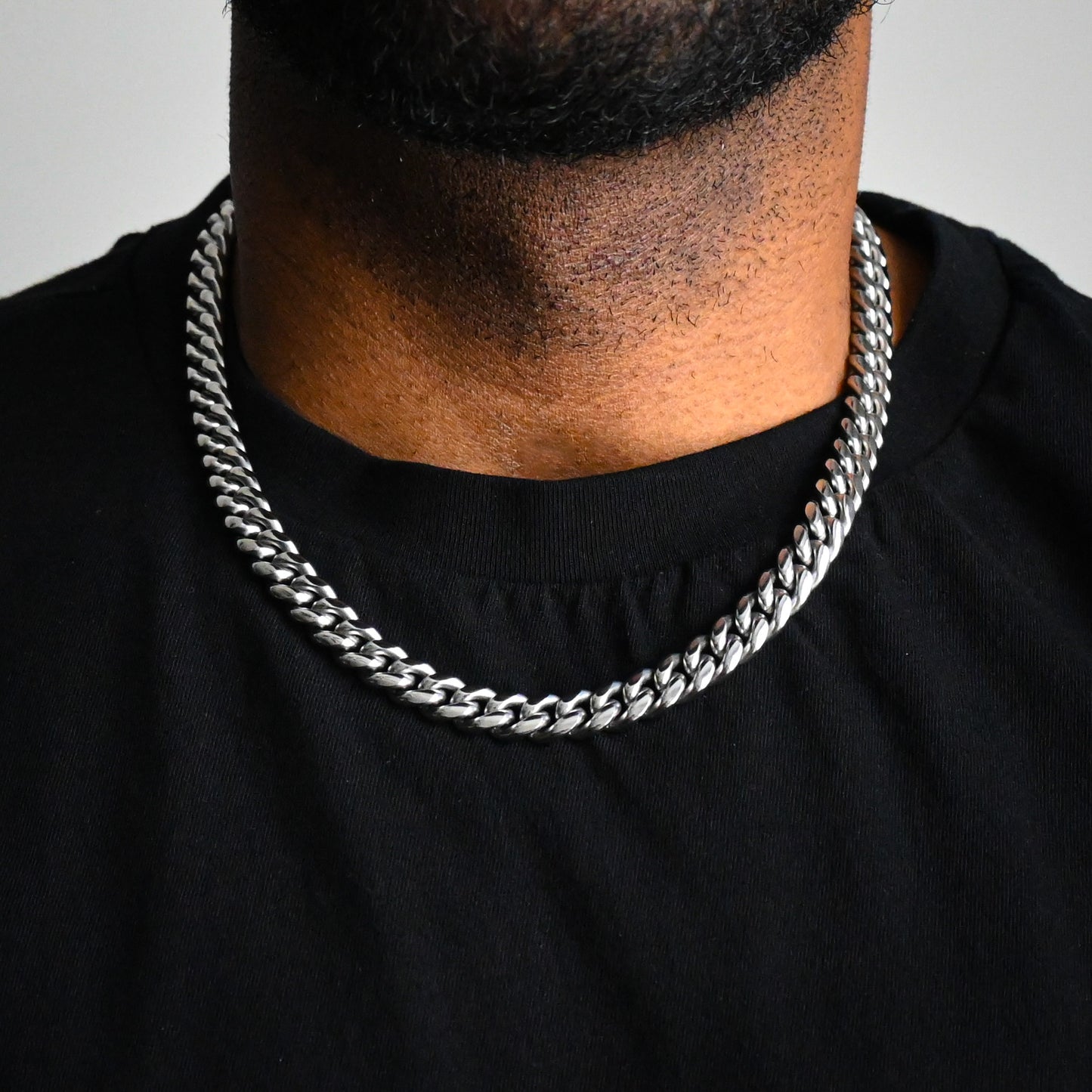 Cuban Link Chain (Silver) - 10mm