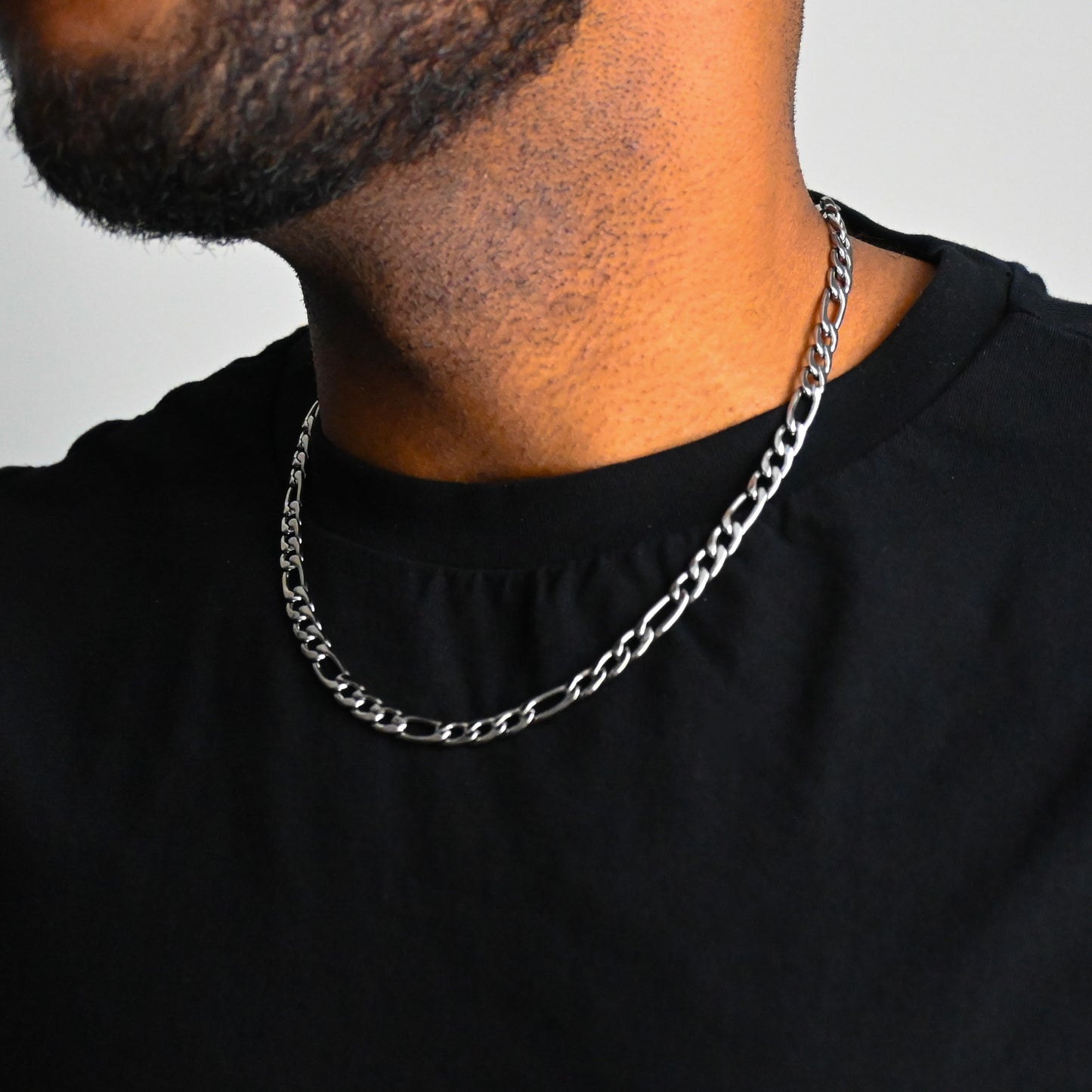 Figaro Chain (Silver) - 7mm