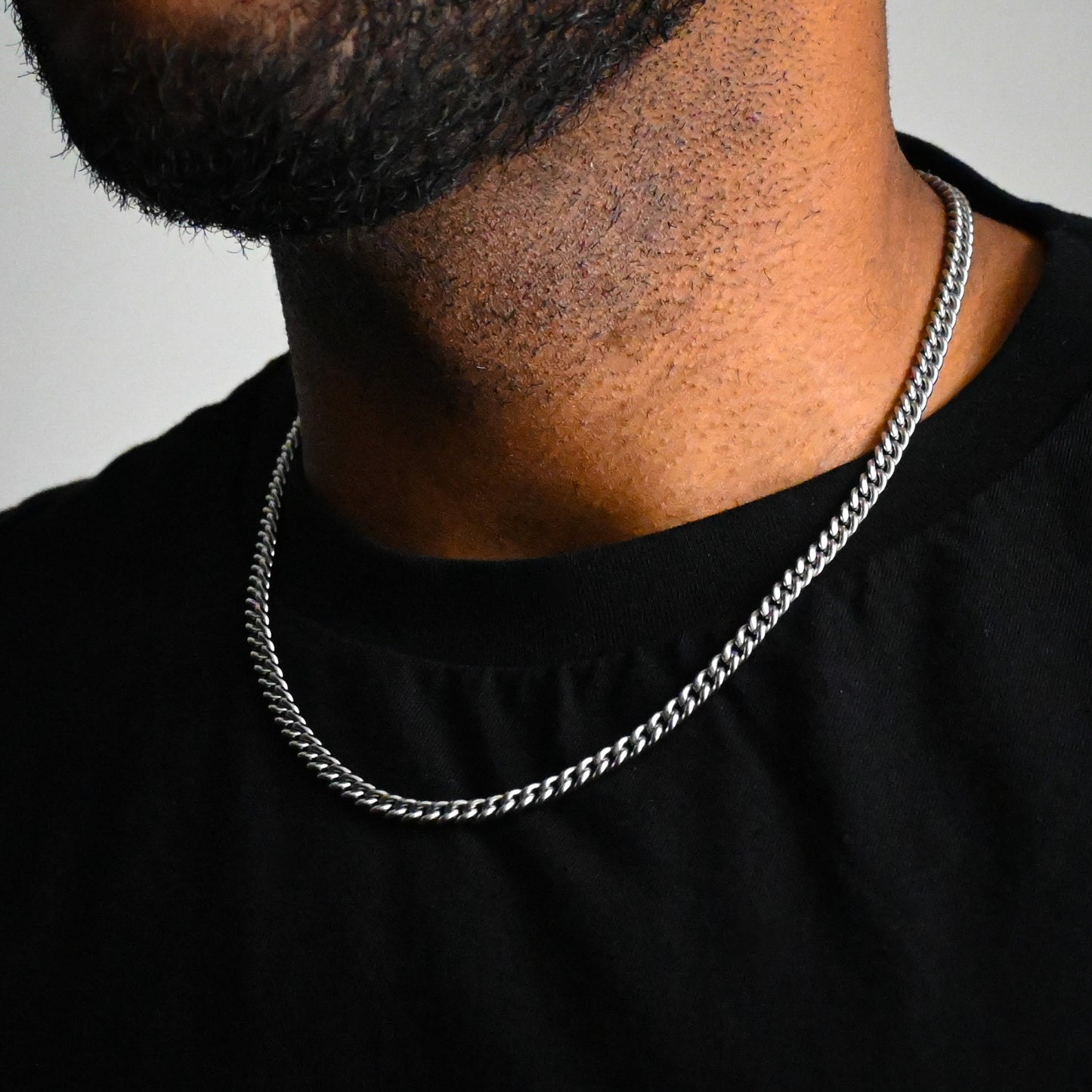 Cuban Link Chain (Silver) - 5mm