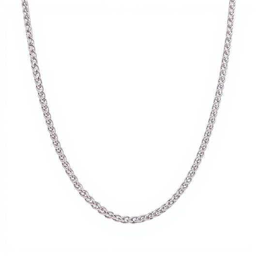 Wheat Chain (Silver) - 4mm