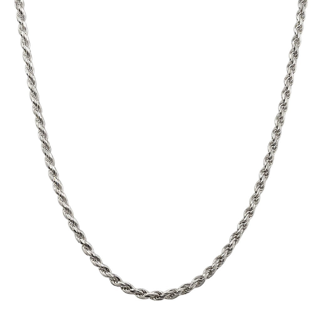 Rope Chain (Silver) - 3mm