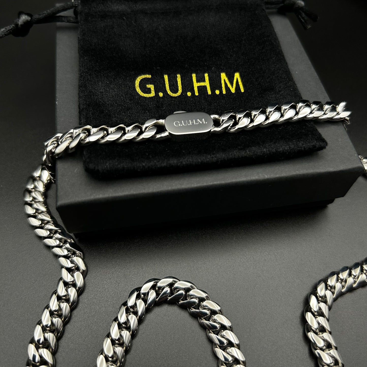 Cuban Link Chain (Silver) - 8mm